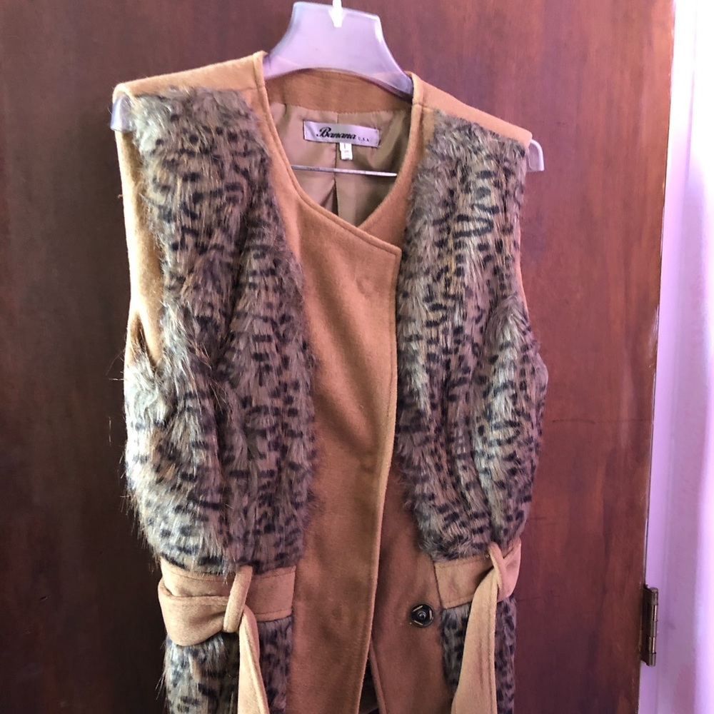 Leopard cozy warm jacket
